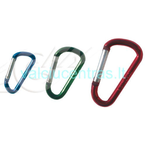 Anoduoto aliuminio karabinas 10x100mm